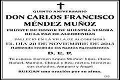 Carlos Francisco Méndez Muñoz